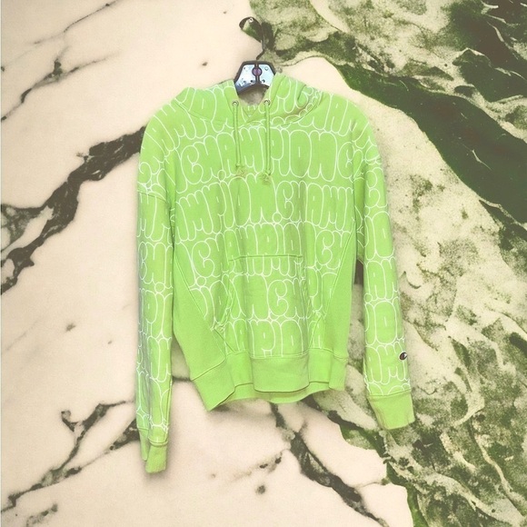 Champion women’s bubble letter hoodie reverse weave size S - Picture 4 of 8